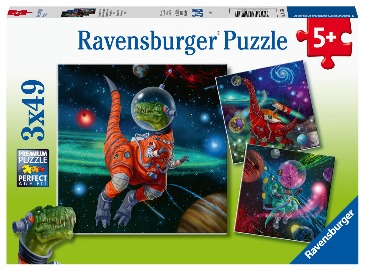 Ravensburger Puzzle 3X49 Pc El Mundo De Los Dinosaurios