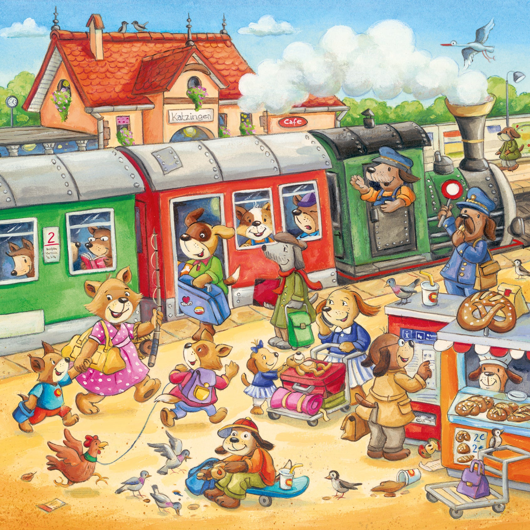 Ravensburger Puzzle 3X49 Ud Vacaciones En El Campo