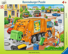 Ravensburger Puzzle Con Estructura De 35 Piezas Camión De Basura