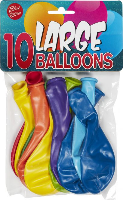 Bini Globos Globos Grandes 10Ud