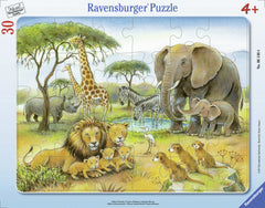 Ravensburger Frame Puzzle 30 Piezas La Vida Salvaje De África