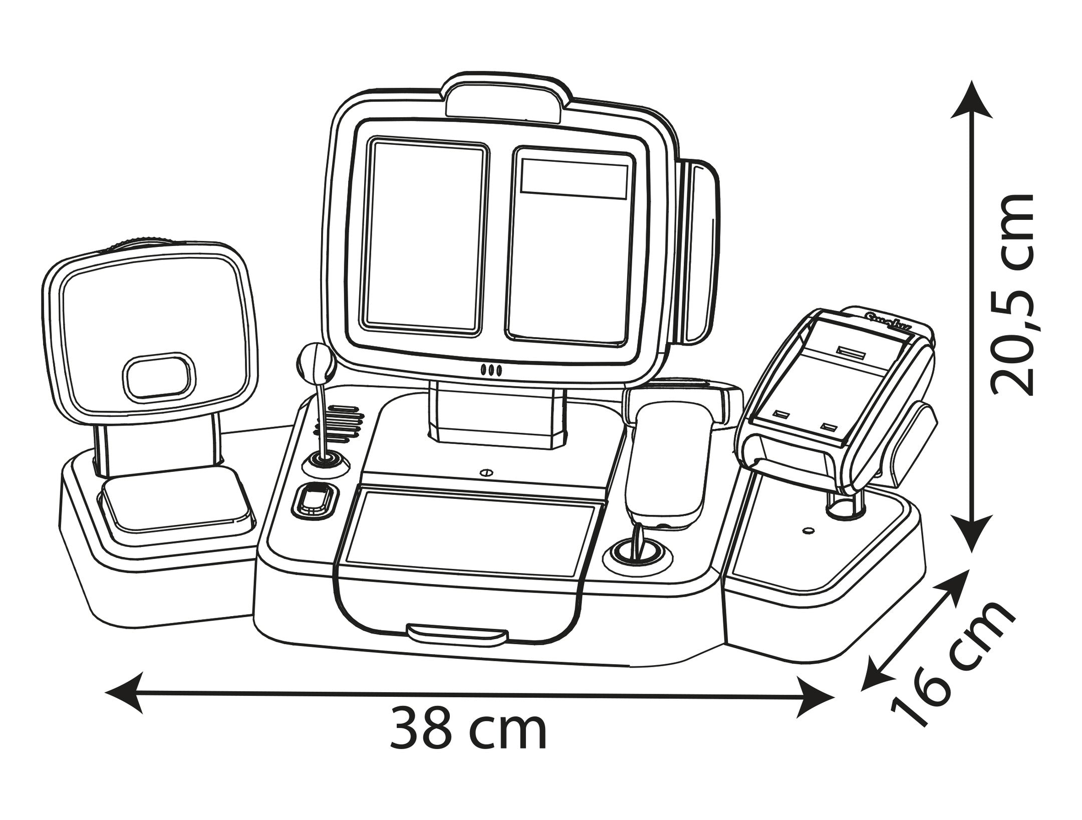 Caja Registradora Grande Smoby