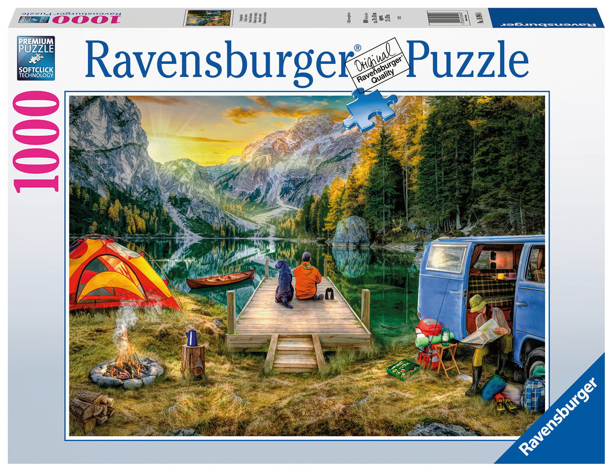 Ravensburger Puzzle 1000 Piezas Camping Vacaciones