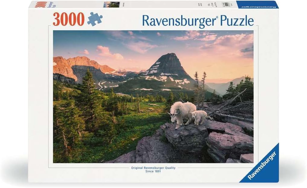 Ravensburger Puzzle 3000 Pc Con Un Cabrito Cabrito Alpino