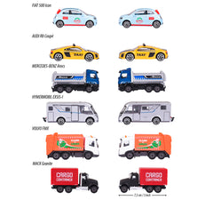 Majorette City Cars 6 Diferentes