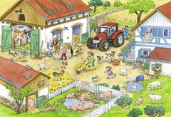 Ravensburger Puzzle 2X24 Pc Feliz Vida En El Campo