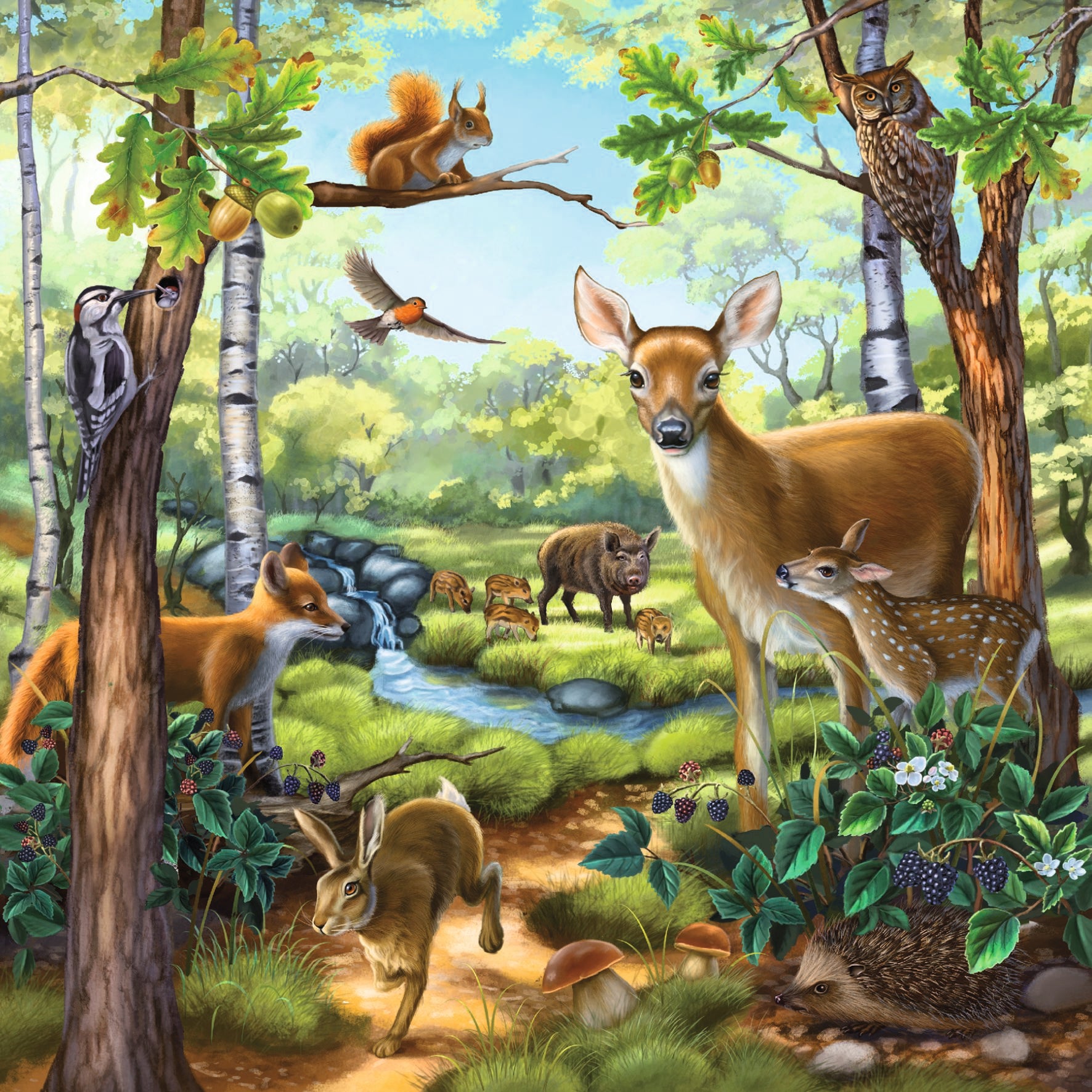 Ravensburger Puzzle 3X49 Ud Animales