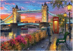 Ravensburger Puzzle 1000 Piezas Puente De La Torre Al Atardecer\N