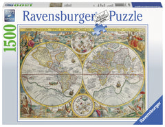 Ravensburger Puzzle 1500 Pc Mapa Antiguo