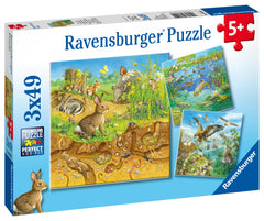 Ravensburger Puzzle 3X49 Ud Animales