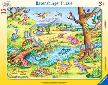 \Nravensburger Puzzle Con Marco De 15 Piezas, Dinosaurios Pequeños