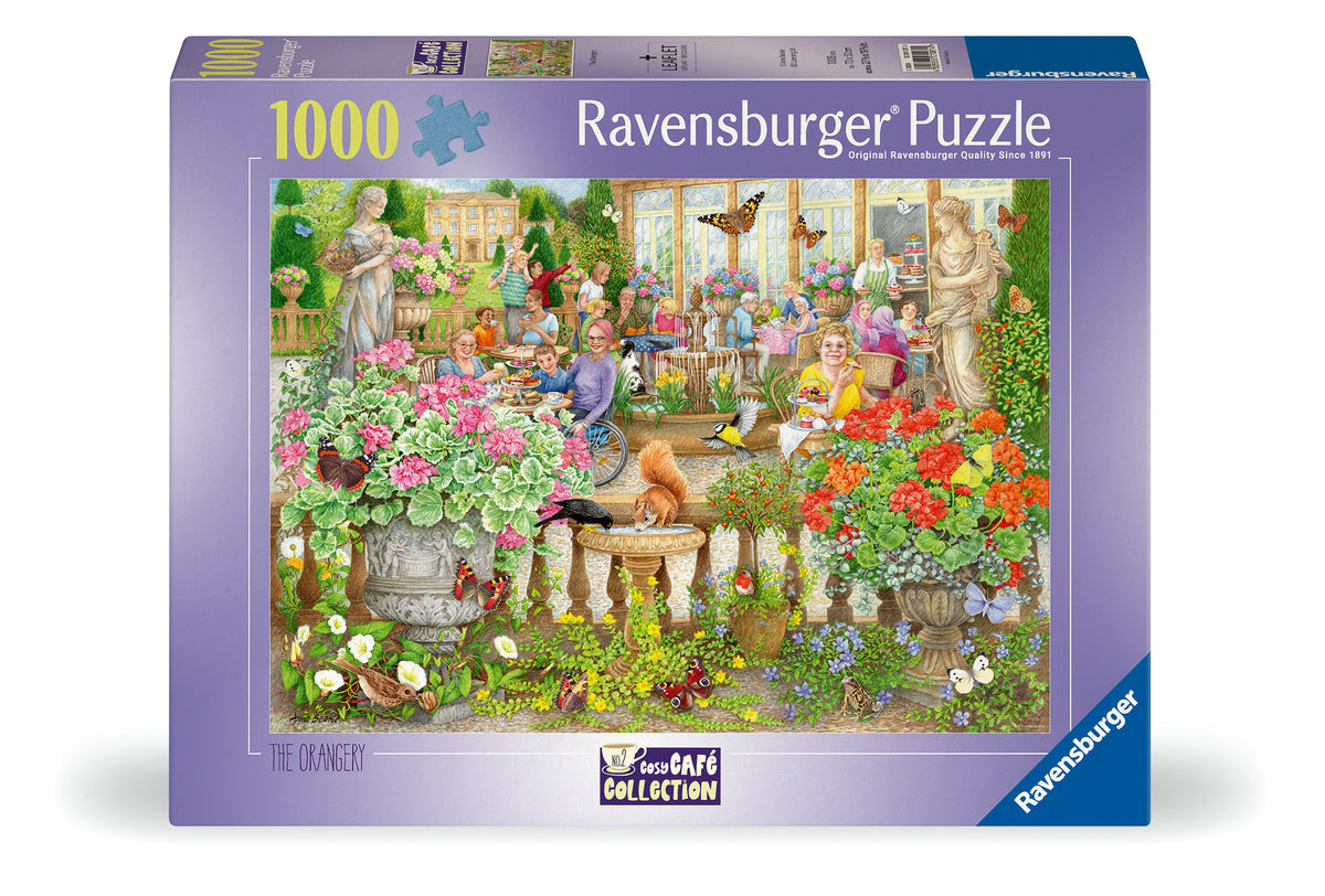 Ravensburger Puzzle De Alta Calidad Café En Plena Naturaleza, 1000 Piezas