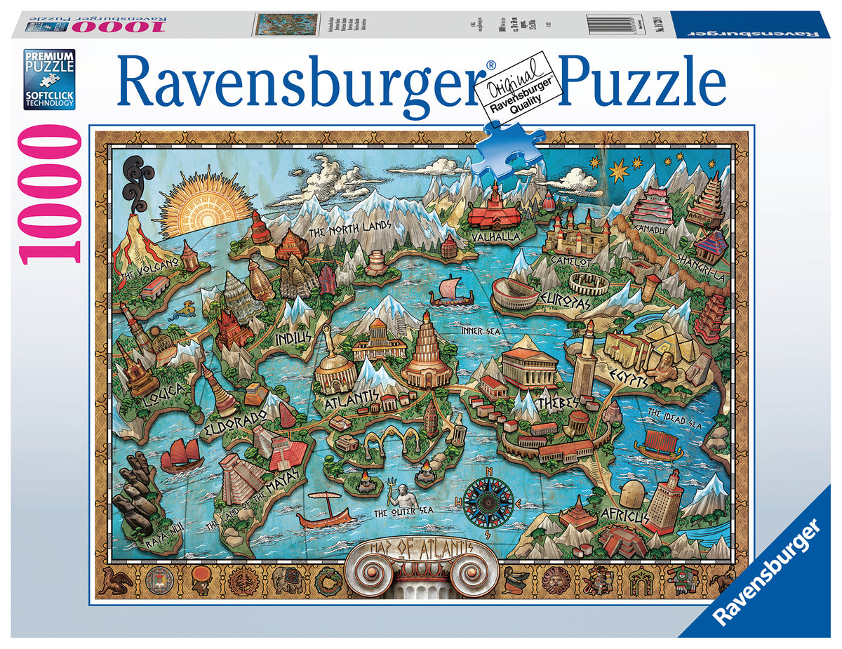 Ravensburger Puzzle 1000 Piezas Atlántida