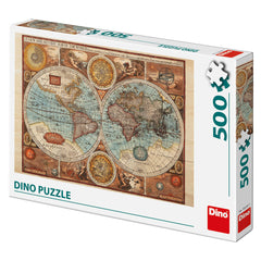 Dino Puzzle 500 Piezas Mapa Del Mundo Antiguo