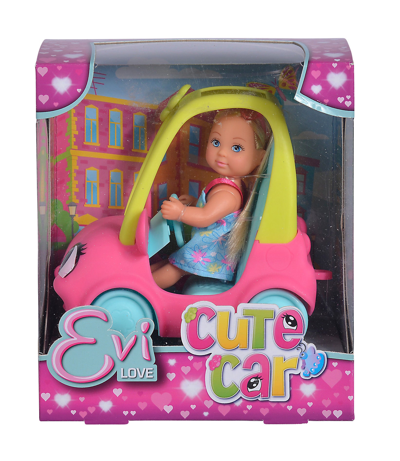 Simba Doll Evi Con Un Lindo Auto