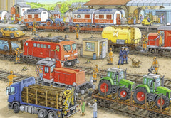 Ravensburger Puzzle 2X24 Pz Estación De Tren Ocupada