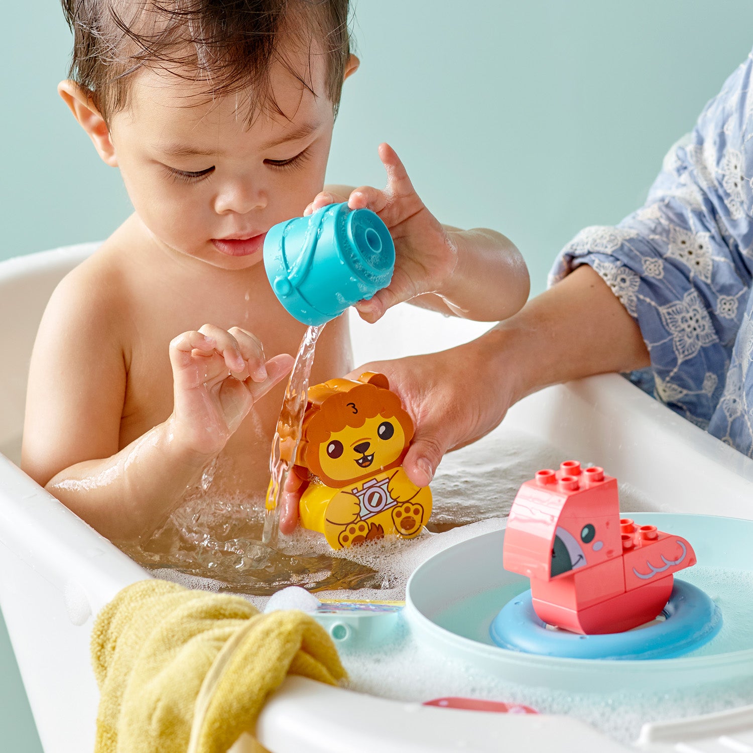 Diversión A La Hora Del Baño Lego Duplo: Isla Flotante De Animales