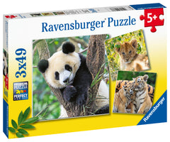 Ravensburger Puzzle 3X49 Ud Naturaleza Salvaje