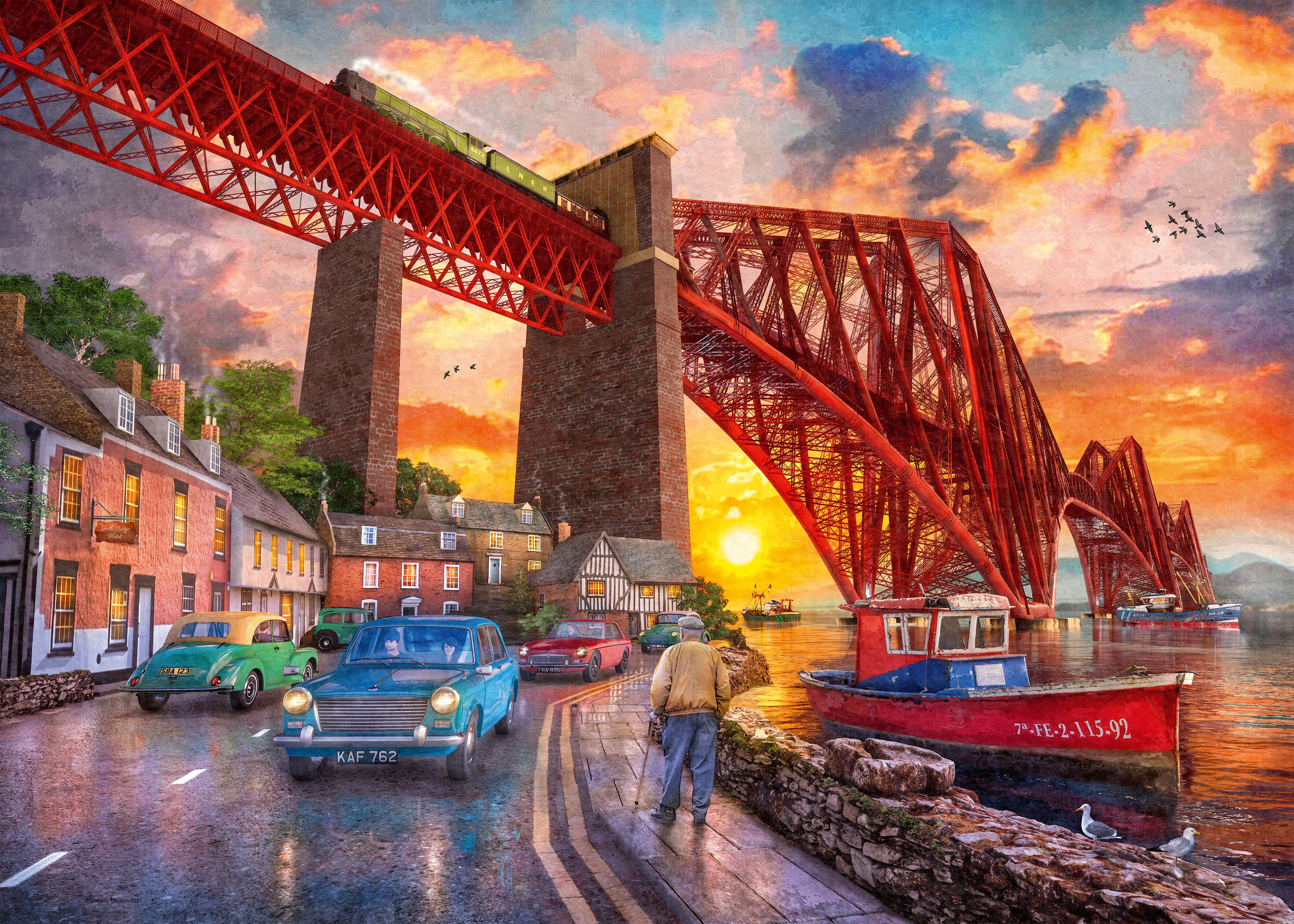 Ravensburger Puzzle 1000 Piezas Puente Forth Al Atardecer\N