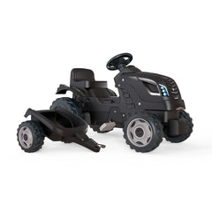 Tractor Smoby Farmer Xl Negro + Remolque