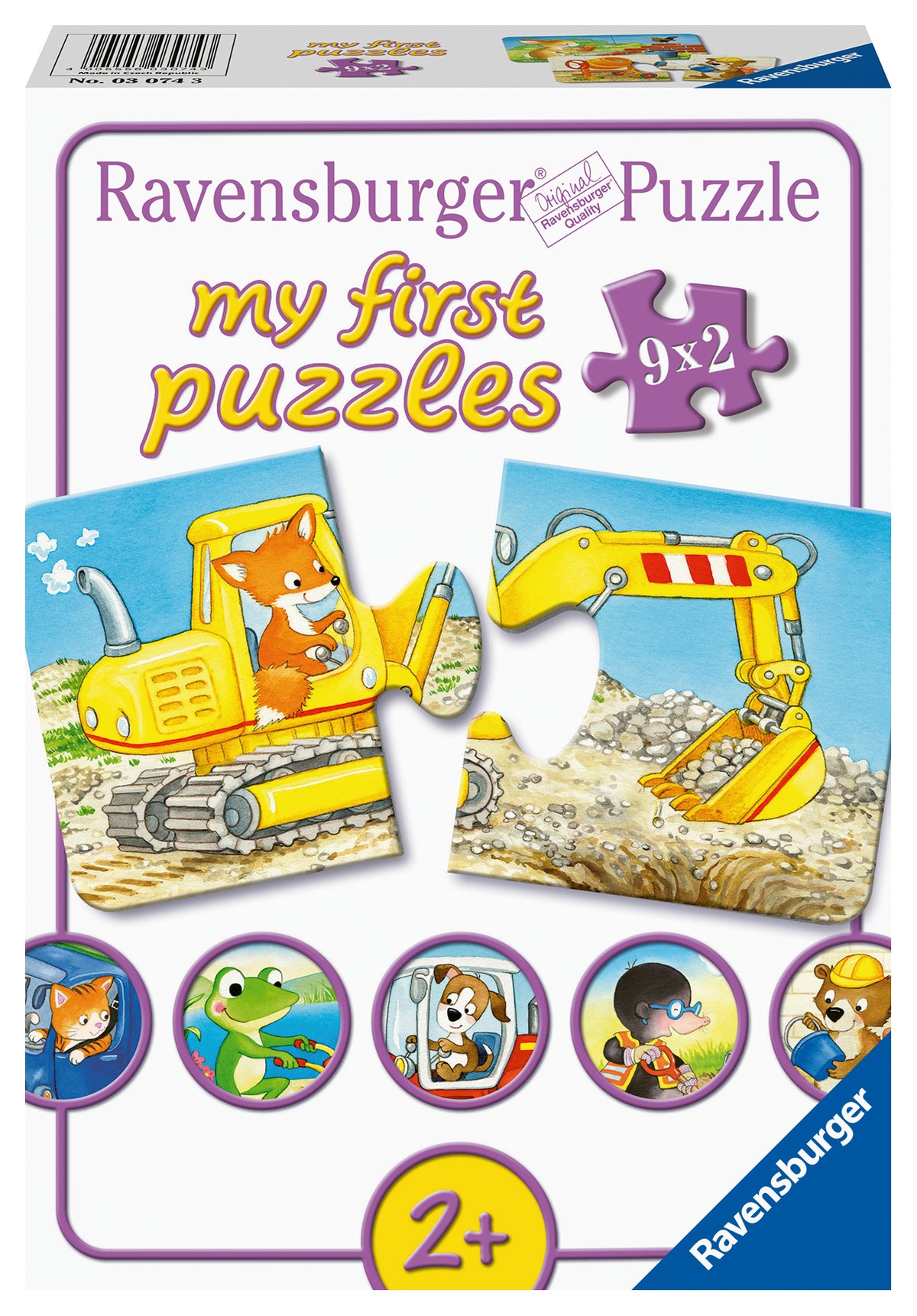 Ravensburger Mi Primer Puzzle 9X2 Pc Construcción