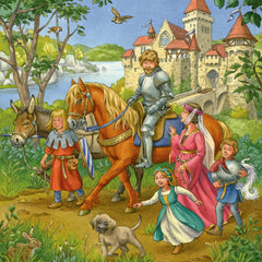 Ravensburger Puzzle 3X49 Pc El Torneo Del Caballero