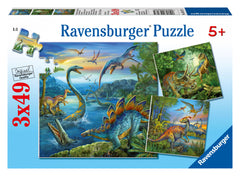 Ravensburger Puzzle 3X49 Pz Dinosaurios