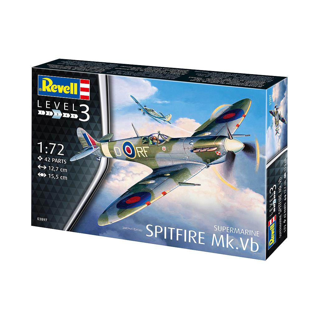 Maqueta De Plástico Revell Supermarine Spitfire Mk.Vb 1:72