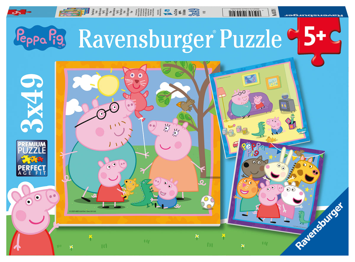 Ravensburger Puzzle 3X49 Ud Peppa Pig