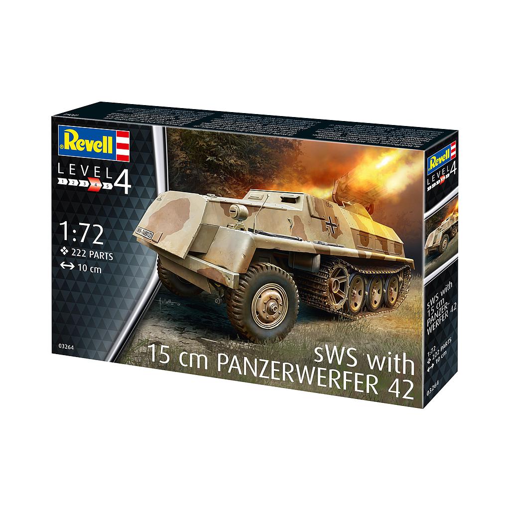 Revell Modelo De Plástico 15 Cm Panzerwerfer 42 Auf Sws 1:72