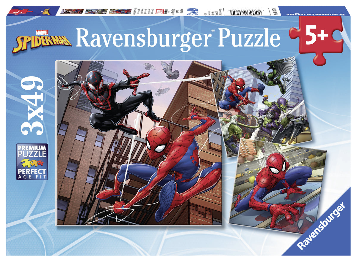 Ravensburger Puzzle 3X49 Ud Spider-Man