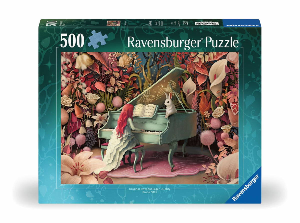 Ravensburger Puzzle 500 Piezas Conejo En Un Piano