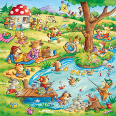 Ravensburger Puzzle 3X49 Ud Vacaciones En El Campo