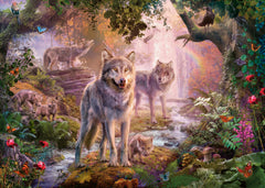 Ravensburger Puzzle 1000 Piezas Lobos De Verano\N