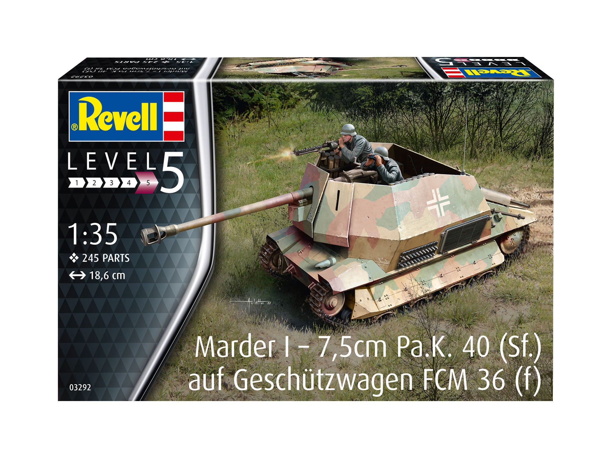 Revell Maqueta De Plástico Marder I Sobre Base Fcm 36 1:35