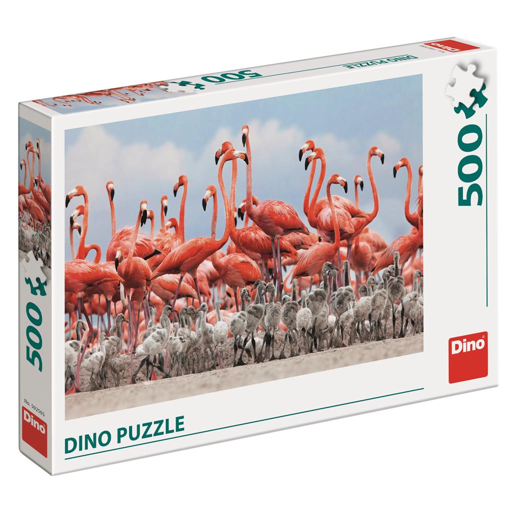 Puzzle Dino 500 Piezas Flamencos