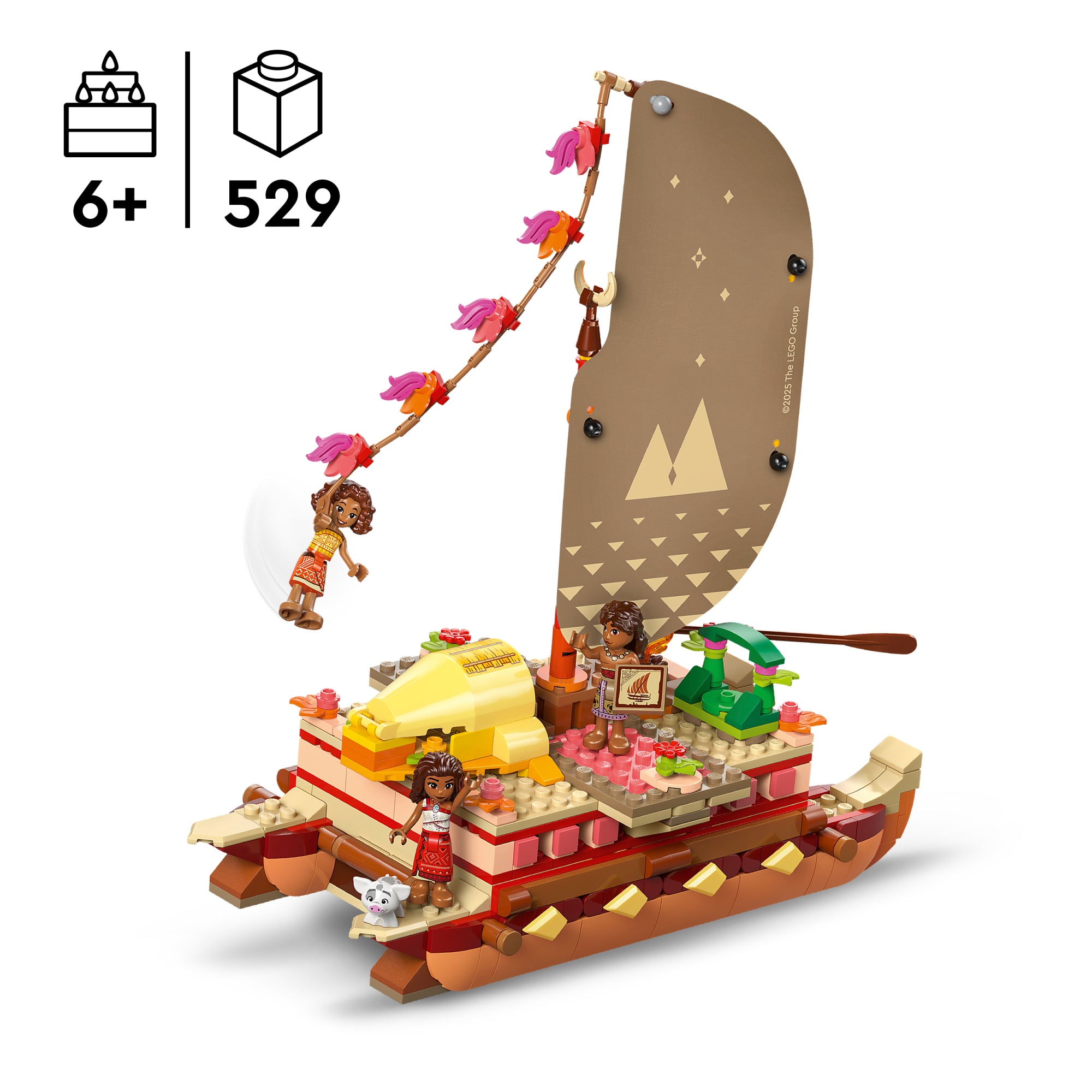 LEGO Disney Princess La canoa de aventuras de Moana