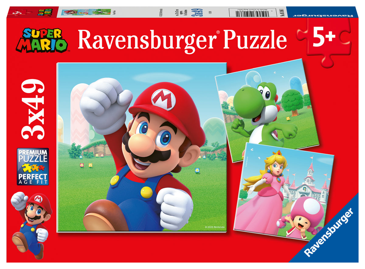 Ravensburger Puzzle 3X49 Ud Super Mario