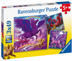 Ravensburger Puzzle 3X49 Pc Grandeza Mítica