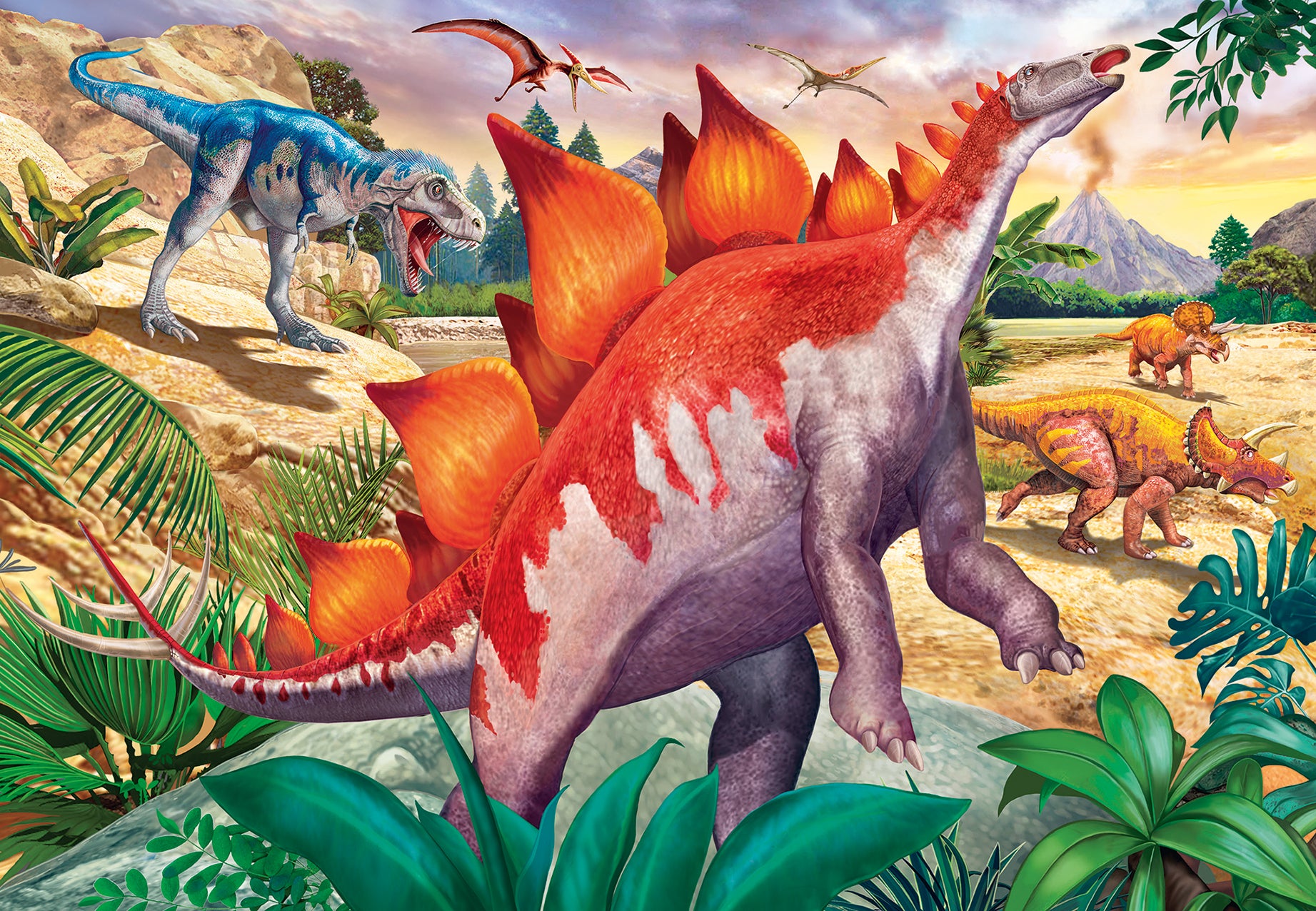 Ravensburger Puzzle 2X24 Pz Dinosaurios