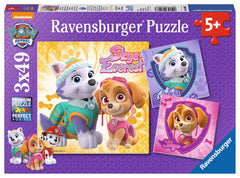 Ravensburger Puzzle 3X49 Pz Patrulla Canina Encantadora Chica Perro