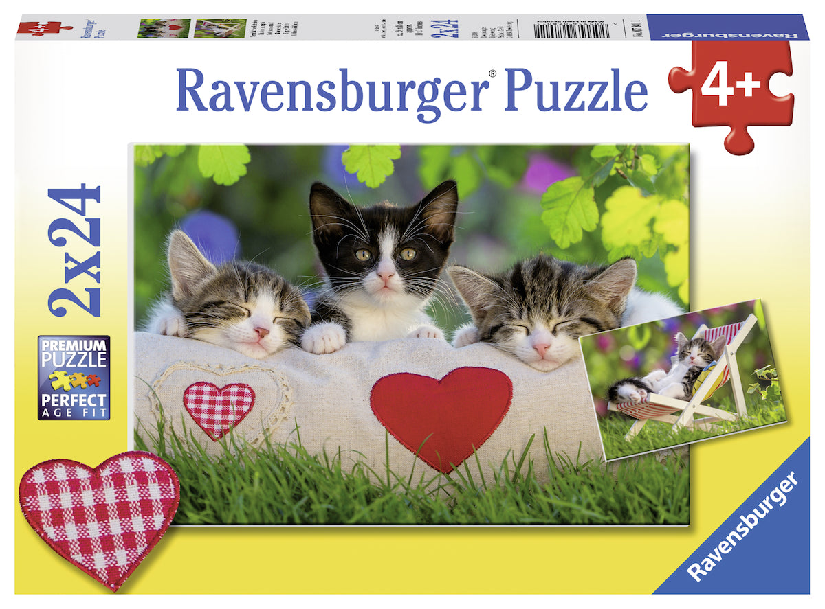 Ravensburger Puzzle 2X24 Ud Gatos