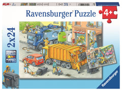 Ravensburger Puzzle 2X24 Pc Clasificación De Basura