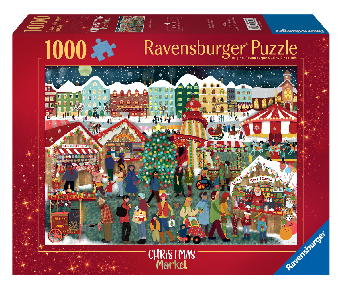 Ravensburger Puzzle 1000 Pc Mercado De Navidad \N