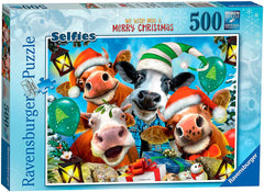 Ravensburger Puzzle 500 Piezas Feliz Navidad Animales