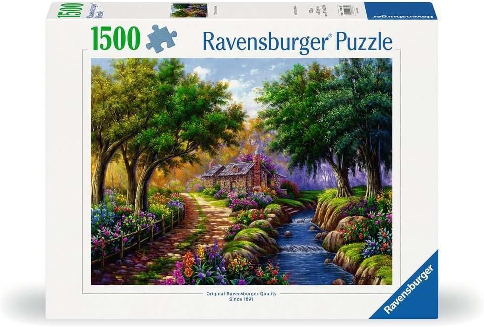 Ravensburger Puzzle 1500 Piezas Una Casa Junto Al Lago