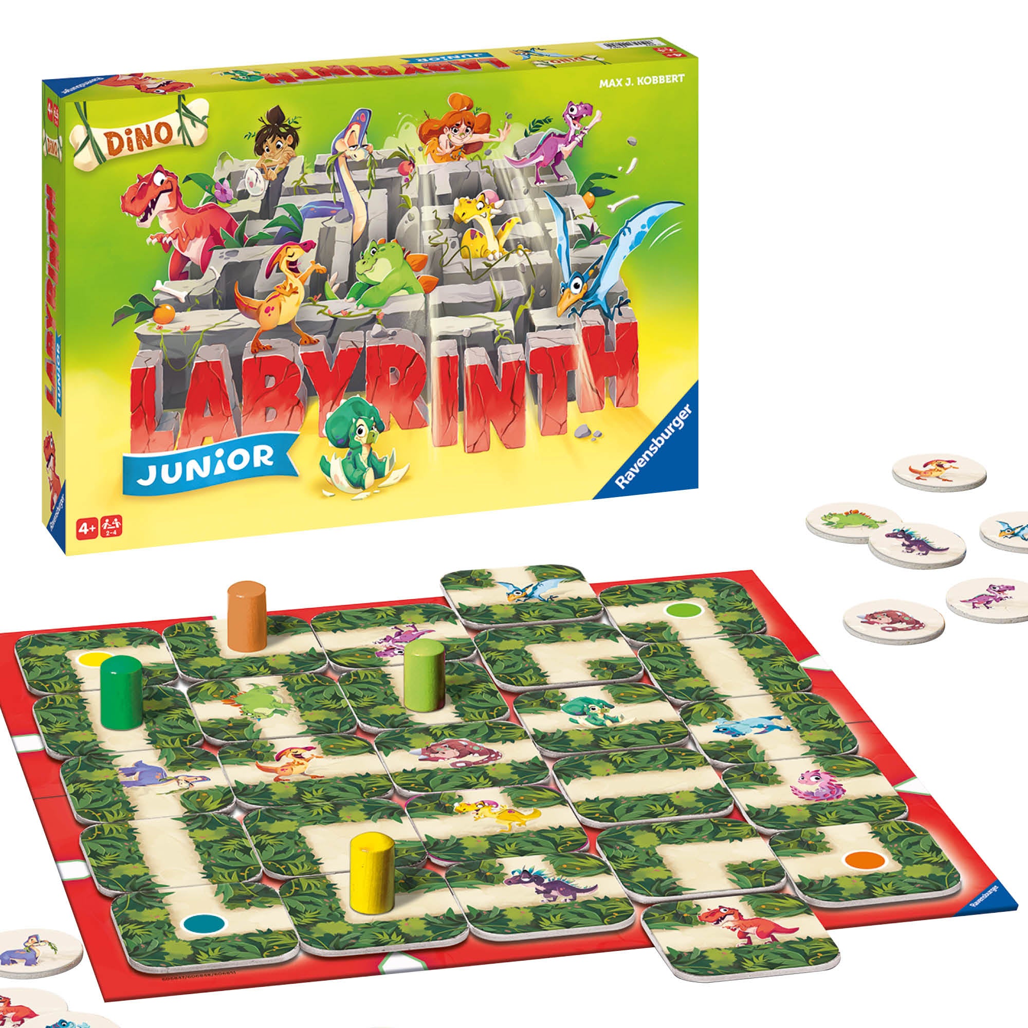 Ravensburger Juego De Mesa Junior Laberinto Con Dinosaurios