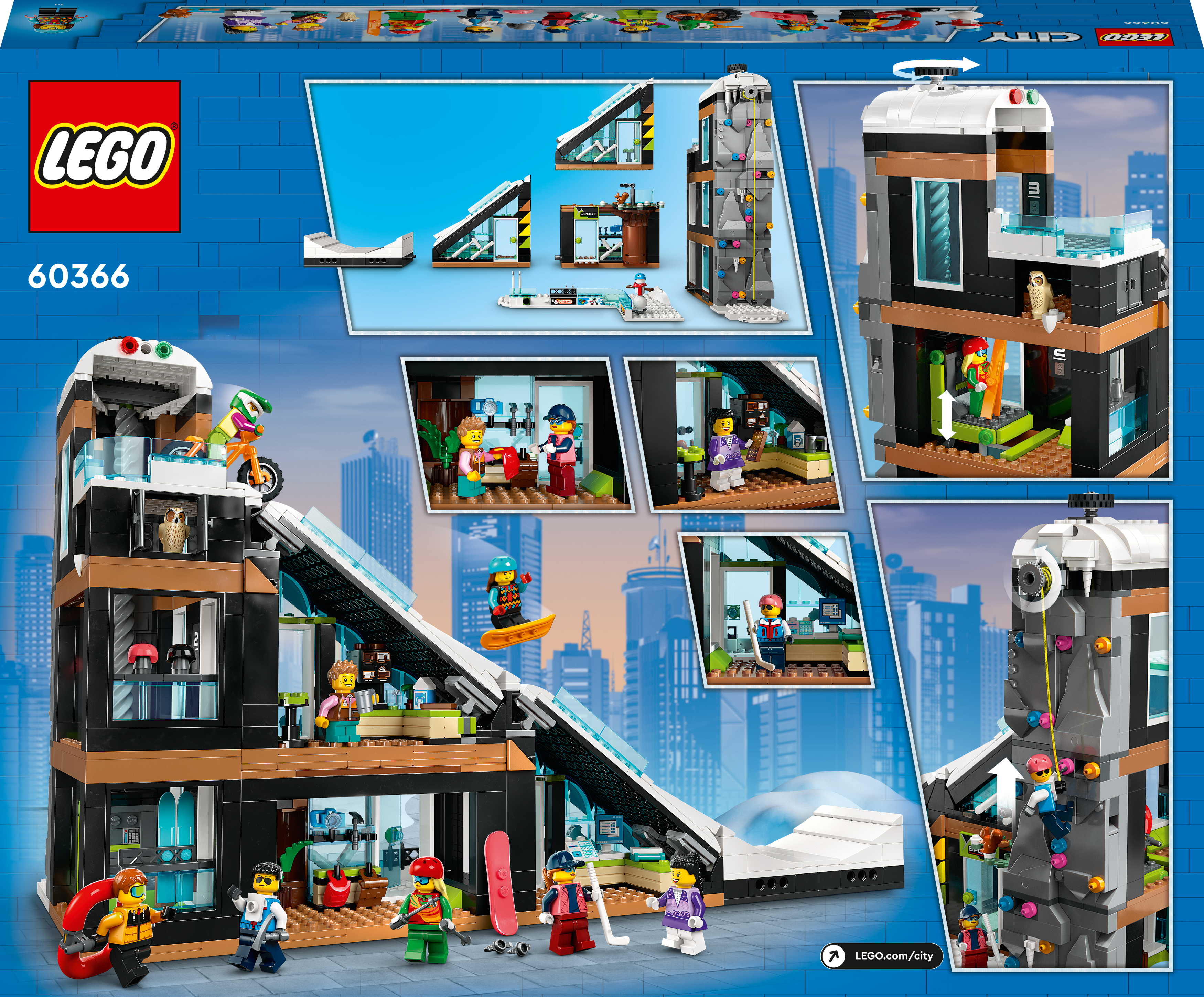 Centro de esquí y escalada LEGO City