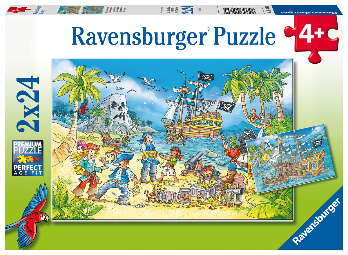 Ravensburger Puzzle 2X24 Pz Piratas