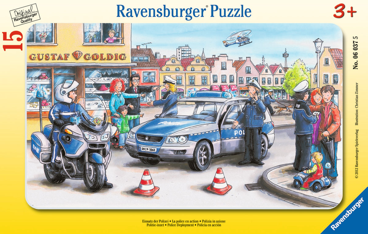 Ravensburger Puzzle Marco Pequeño 15 Piezas Policía